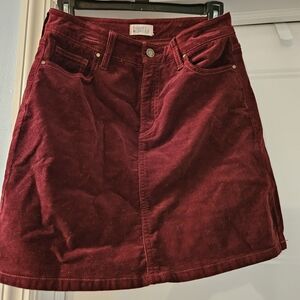 Market & Spruce Women's Red Mini Skirt